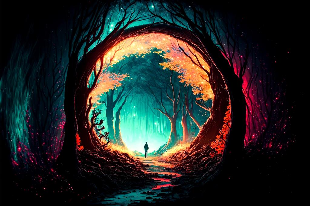 Artysta tworzący dzieła sztuki cyfrowej bezpośrednio za pomocą myśli i interfejsu neuralnego